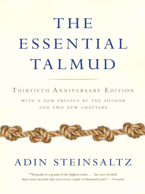 Title details for The Essential Talmud by Adin Steinsaltz - Available